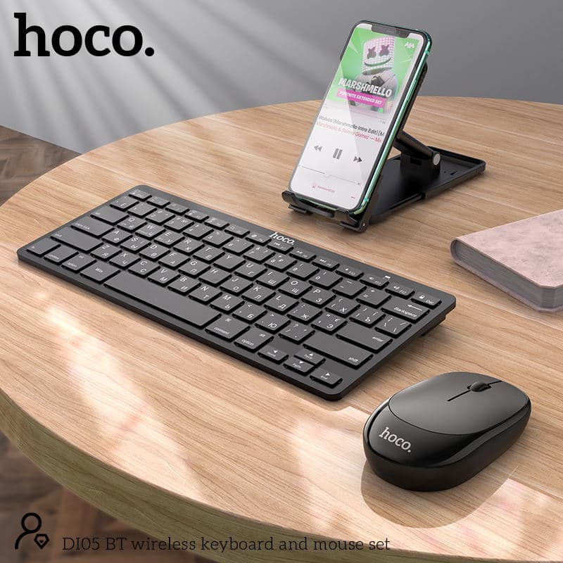HOCO DI05 Bluetooth Keyboard And Mouse Set view 2