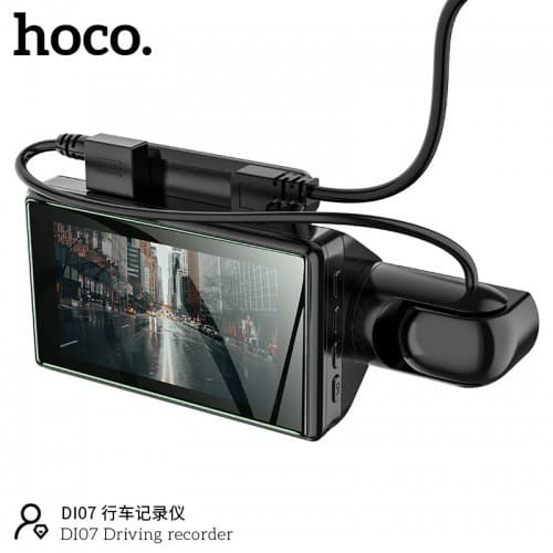 Hoco Di07 Dual Camera Car Driving Recorder view 2