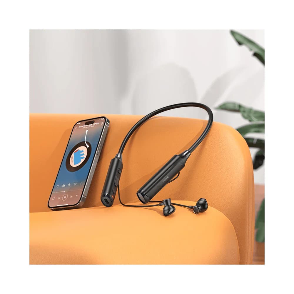 Hoco DM42 Wireless Bluetooth Neckband Earphone 120 Hours Backup view 3