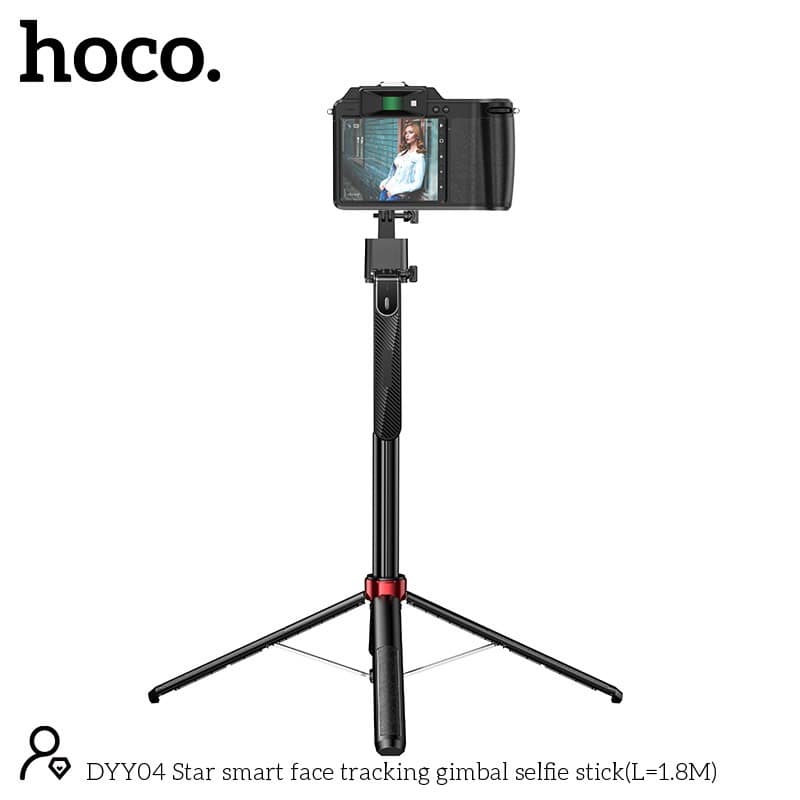 HOCO DYY04 Star Smart Face Tracking Gimbal Selfie Stick 1.8M view 5