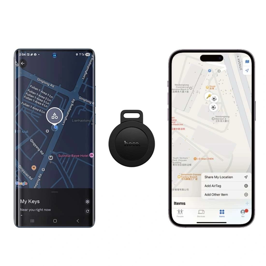 Hoco E101 Easy To Find Dual Anti-Lost Bluetooth Locator – Compatible with iOS & Android view 3