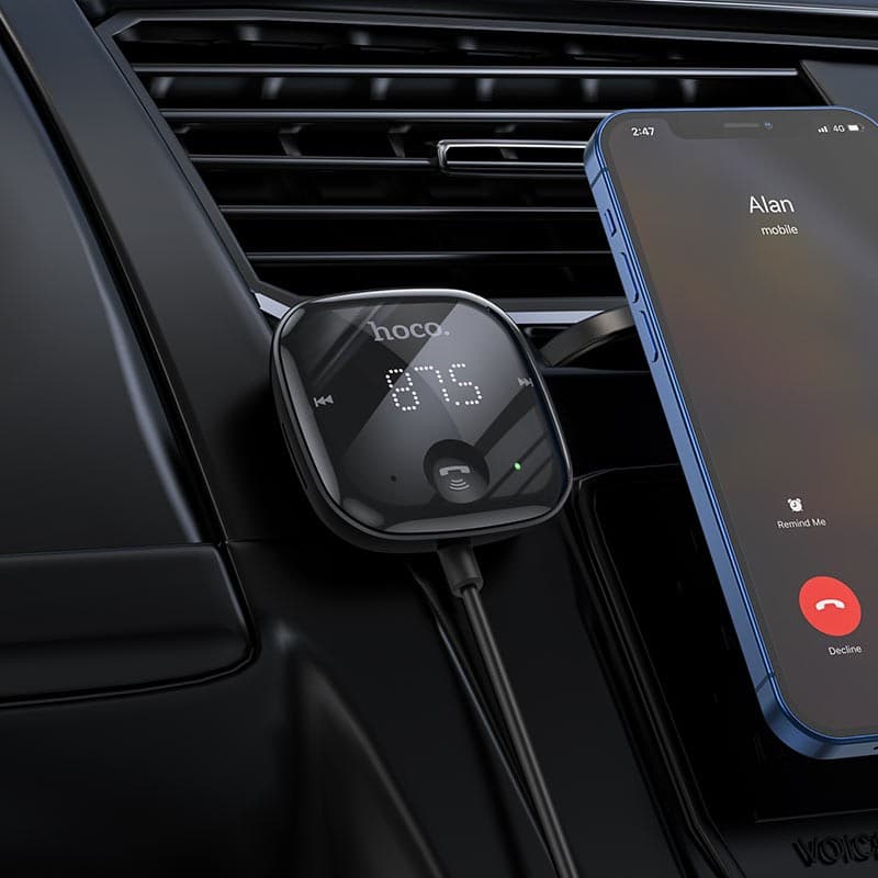 Hoco E65 Unity Bluetooth FM Transmitter view 1