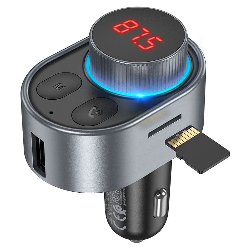 HOCO E72 PD30W Car Charger  With Wireless FM Transmitter view 1