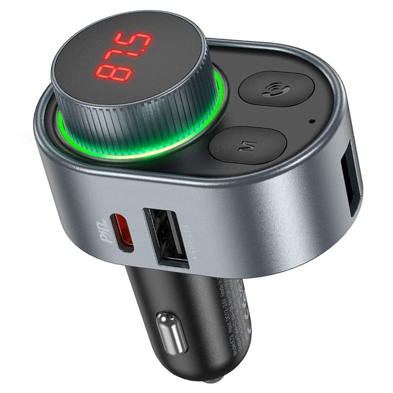 HOCO E72 PD30W Car Charger  With Wireless FM Transmitter view 2