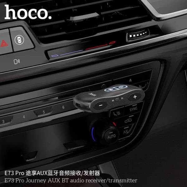 Hoco E73 Pro Wireless Type C Adapter Bluetooth V5.0 200mAh Battery Car 2 In 1 Receiver Transmitter view 2