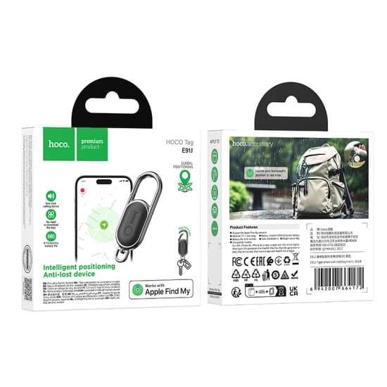 Hoco E91J Bluetooth Tracker (for iOS) - Anti Lost Keychain view 5