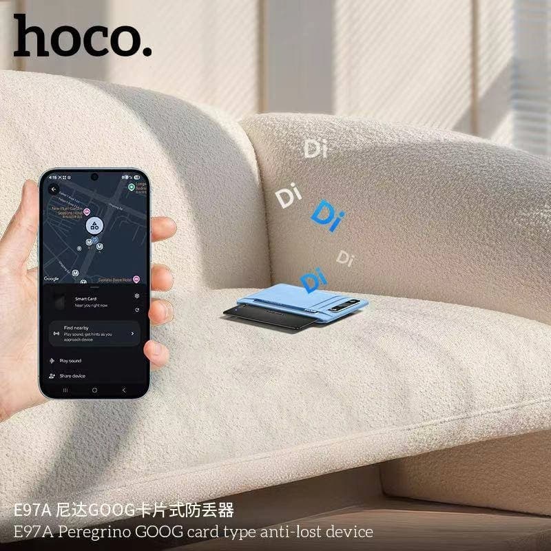 HOCO E97A Wireless Charging Smart Tracker Card For Android Google Find My Device Compatible view 2