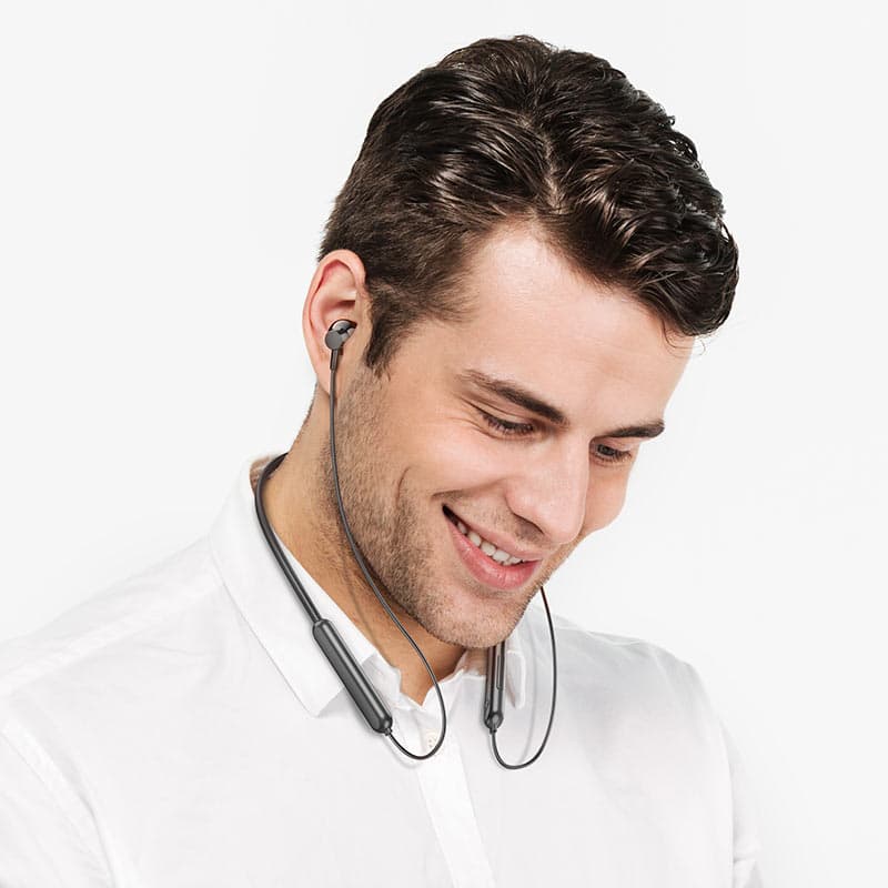 Hoco ES67 Wireless Bluetooth Neckband Earphones With Mic view 3