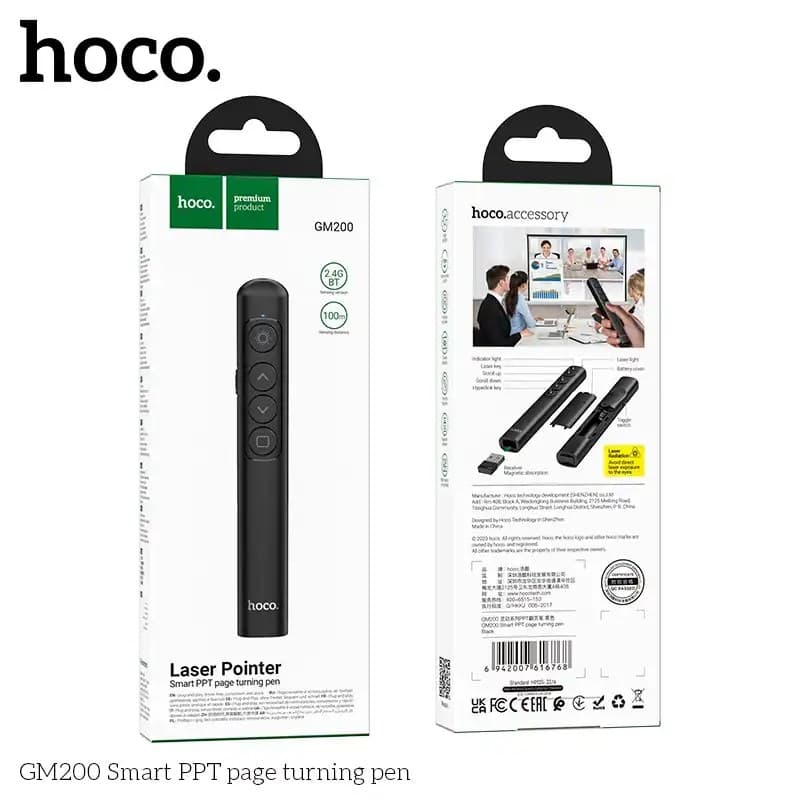 Hoco GM200 Powerpoint Presenter Page Turn Pointer Pen view 2