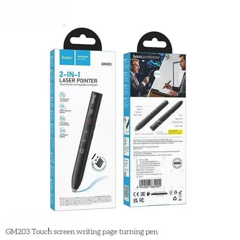 Hoco GM203 2-in-1 Laser Pointer And Touch Pen Presenter Remote view 5