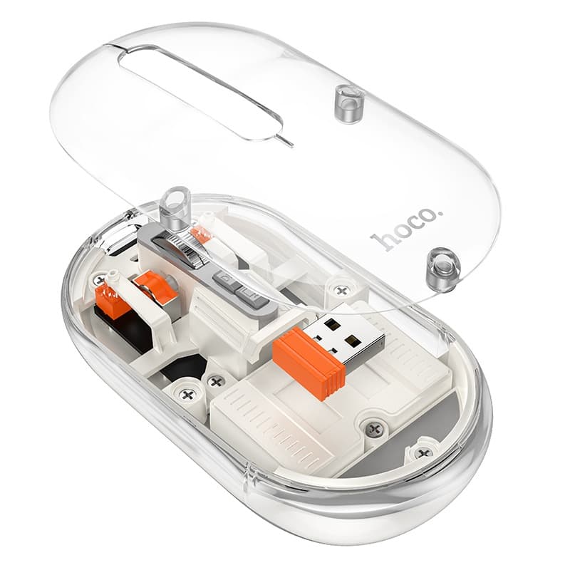 HOCO GM35 Dual-Mode Wireless Mouse Bluetooth 5.2 And 2.4GHz Connection view 2