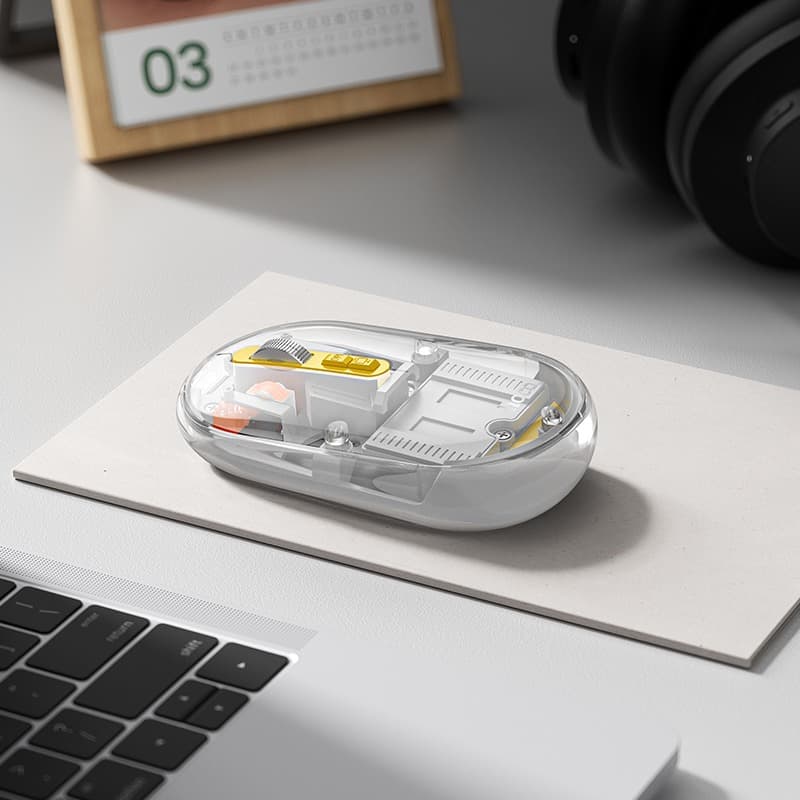 HOCO GM35 Dual-Mode Wireless Mouse Bluetooth 5.2 And 2.4GHz Connection view 4