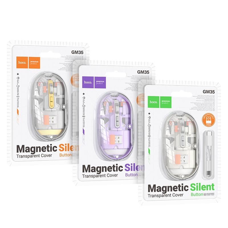 HOCO GM35 Dual-Mode Wireless Mouse Bluetooth 5.2 And 2.4GHz Connection view 5