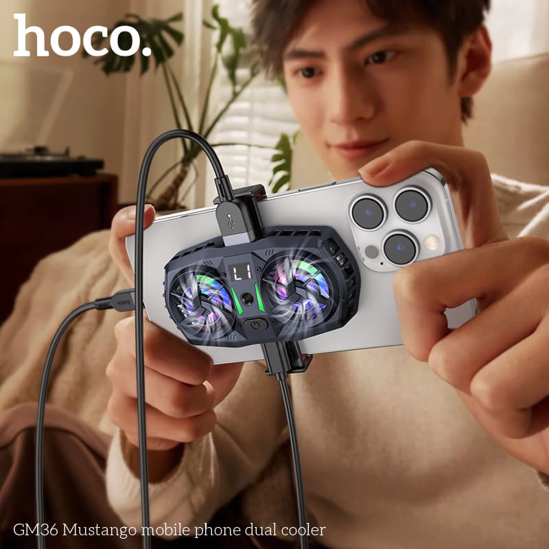 Hoco GM36 Dual Fan Mobile Phone Cooler view 3