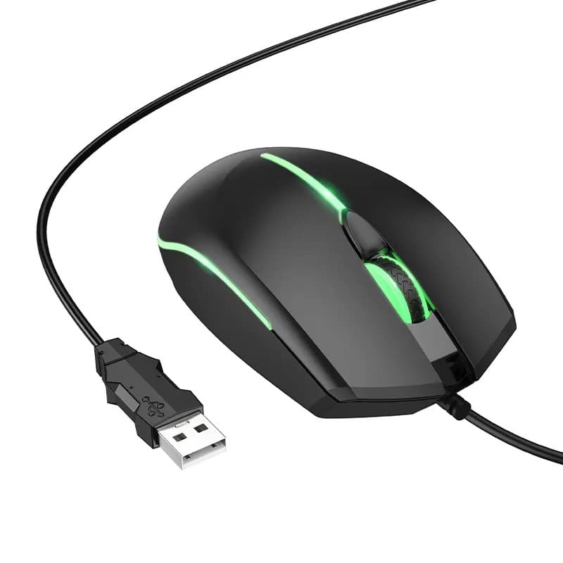 Hoco GM37 Gaming Luminous Wired Mouse view 1