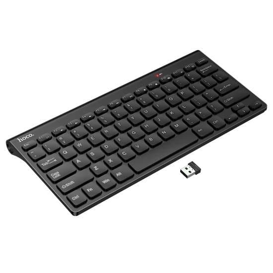 Hoco GM70 Wireless Keyboard - Black view 1