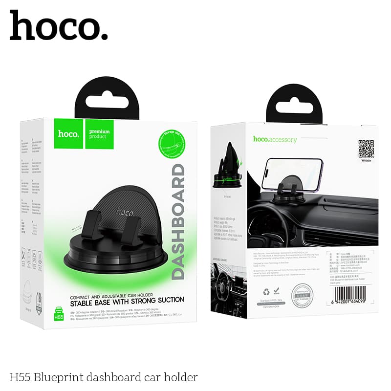 Hoco H55 Car Dashboard Mobile Phone Holder view 4