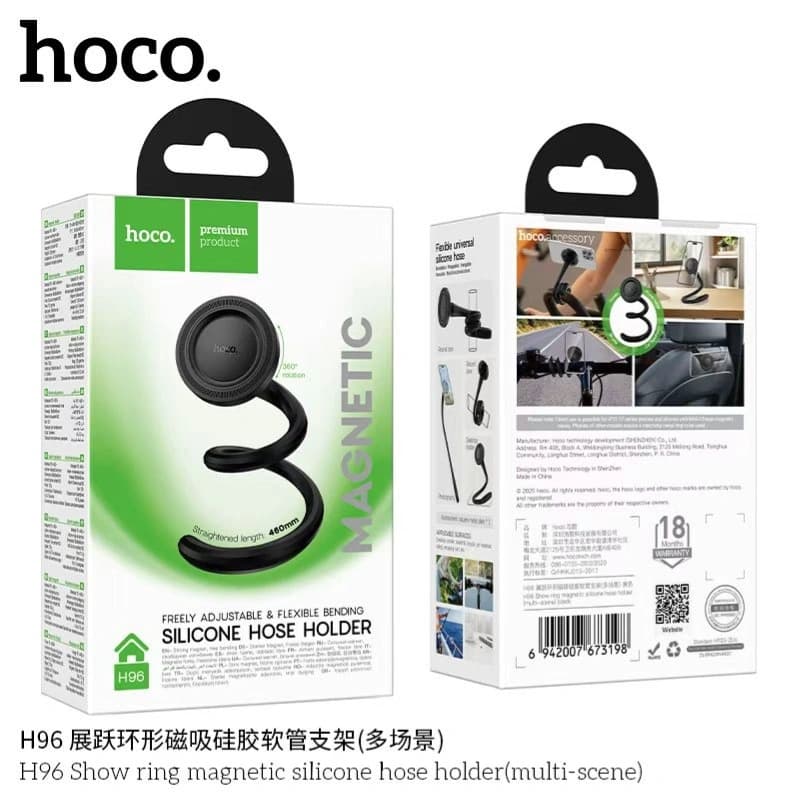 Hoco H96 Multi-Scene Magnetic Silicone Hose Phone Holder view 6