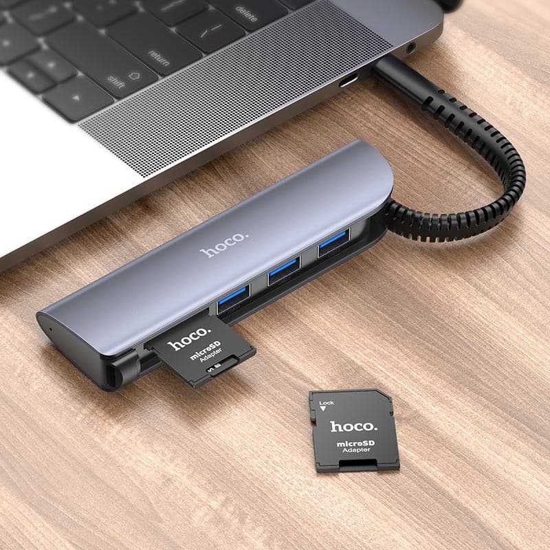 Hoco HB22 Memory Card Adapter TF To SD view 2