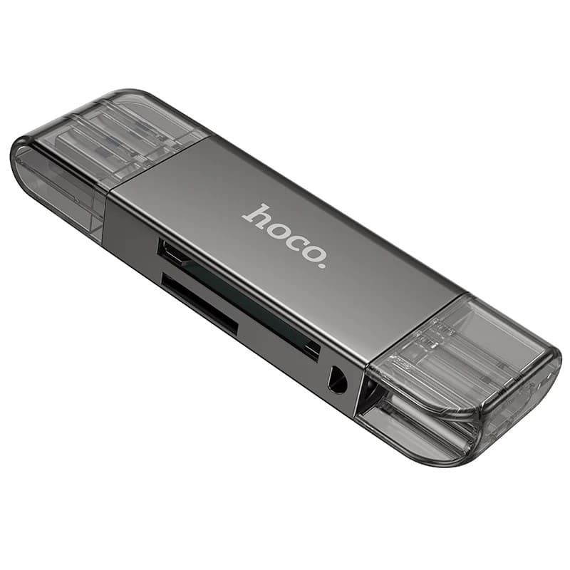Hoco HB39 Card Reader USB Type C 3.0 High Speed Zinc Alloy Memory Cardreader view 3