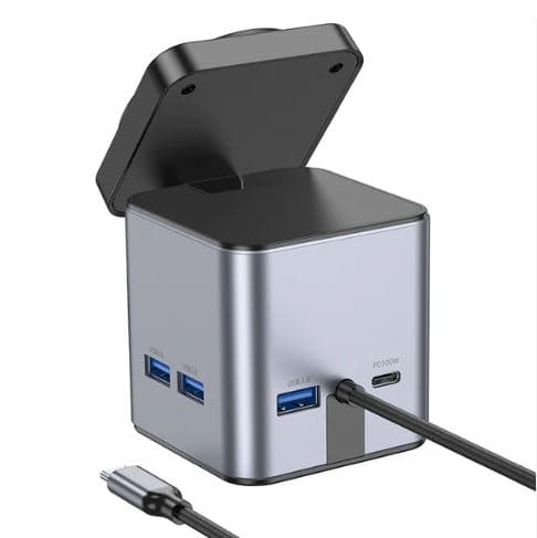 Hoco HB49 9 In 1 Wireless Fast Mobile Charger Desktop Station view 3