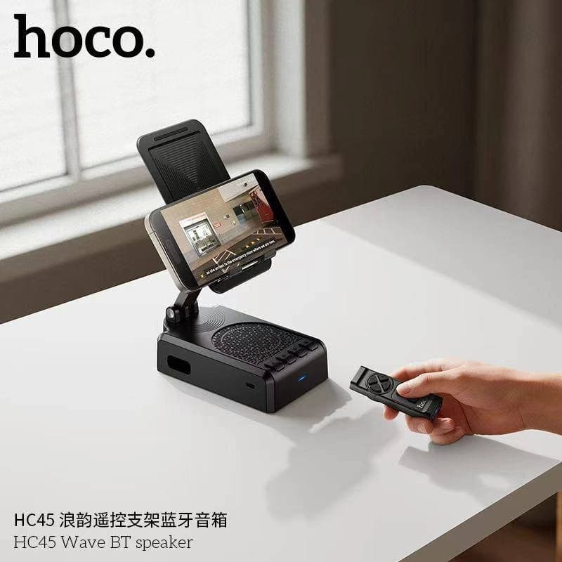 Hoco HC45 Wave Portable Bluetooth Wireless Speaker Phone Stand And Remote view 3