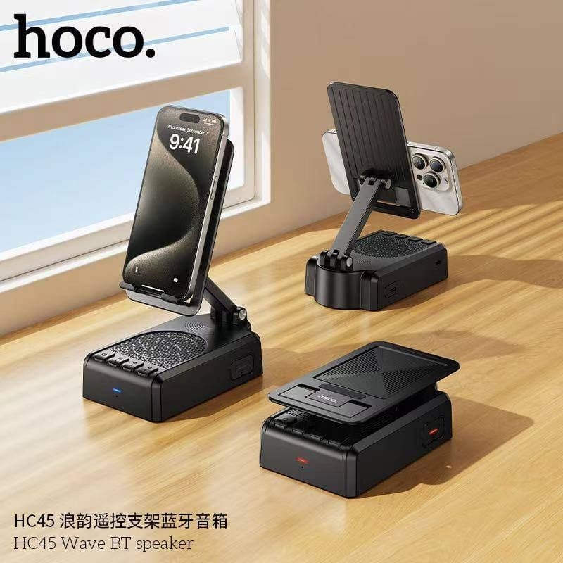 Hoco HC45 Wave Portable Bluetooth Wireless Speaker Phone Stand And Remote view 4
