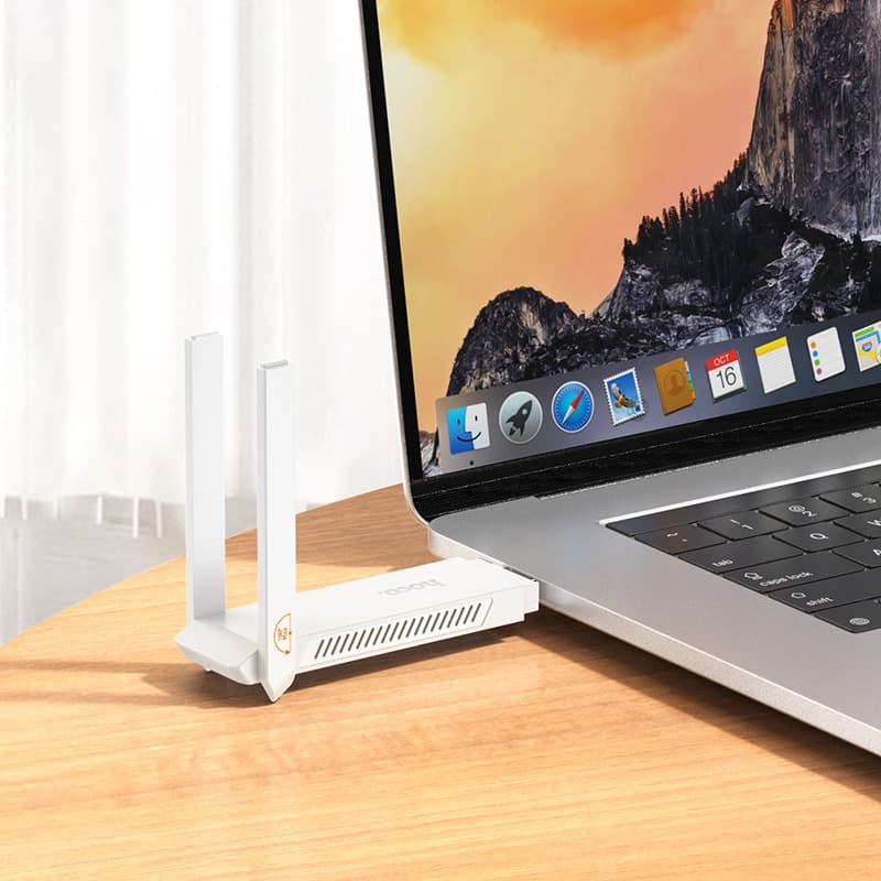 HOCO HI40 Wireless 150 Mbps USB Dongle Portable WiFi Hotspot Mobile 2.4 GHz LTE Modem Pocket Dongle WiFi6 view 2