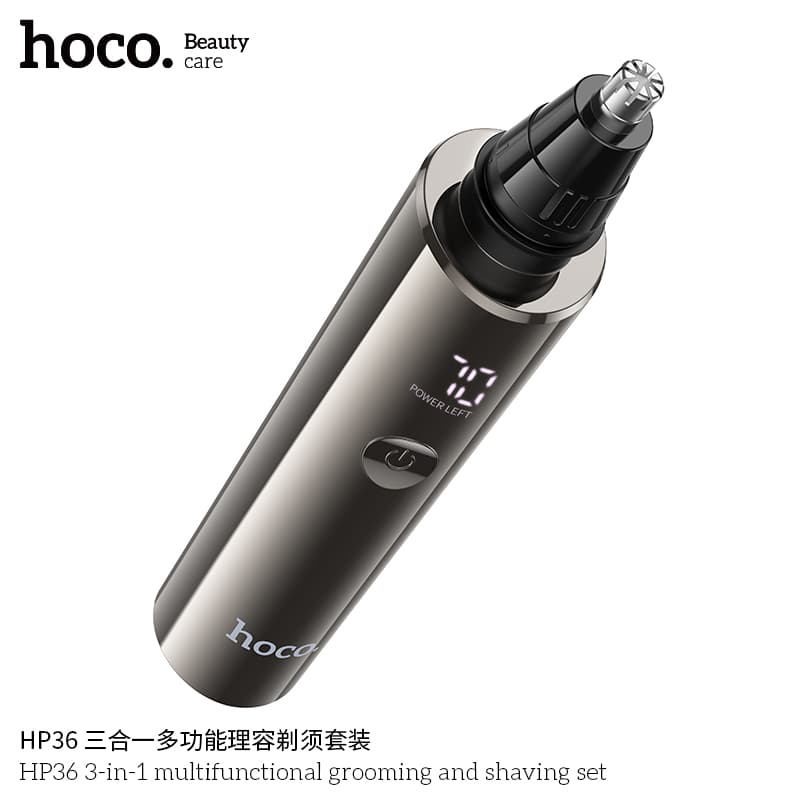 Hoco HP36 3 In 1 Multifunction Shaver Hair Trimmer And Grooming Kit view 4