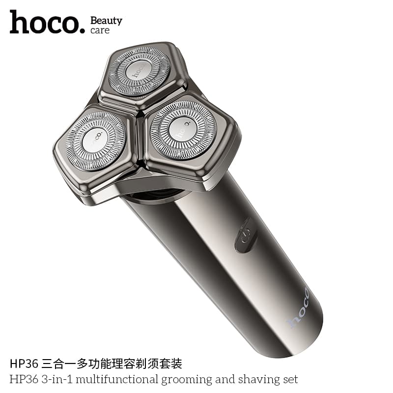 Hoco HP36 3 In 1 Multifunction Shaver Hair Trimmer And Grooming Kit view 3