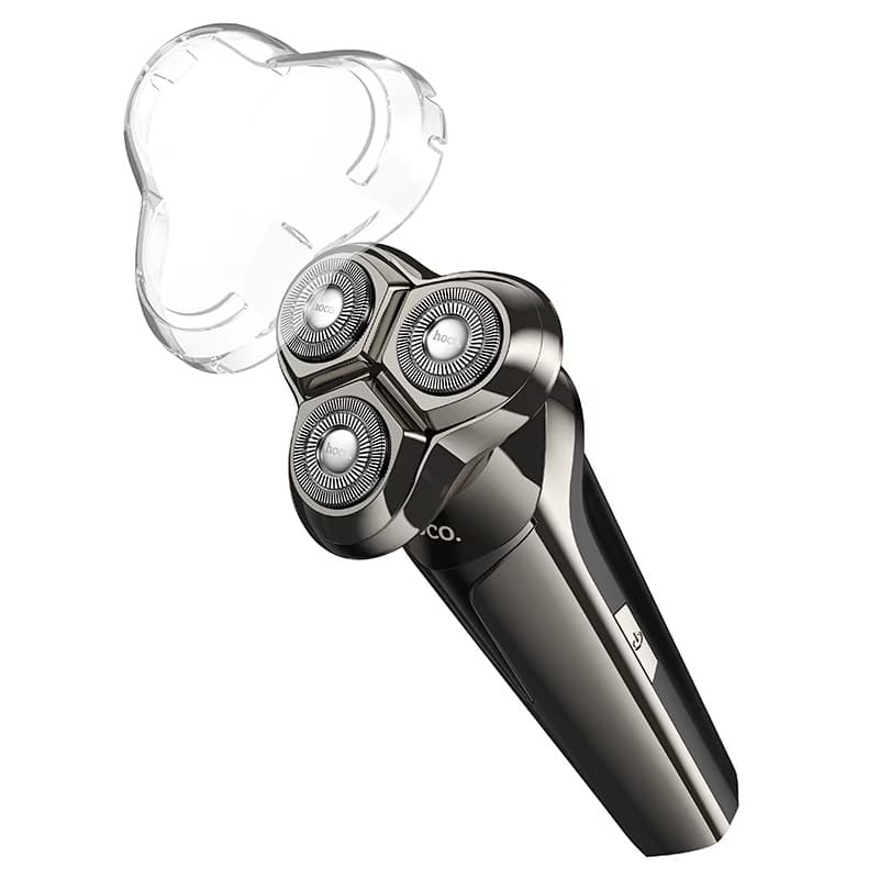 Hoco HP39 Magnetic 3-Blade Floating Head Electric Rotary Shaver With LED Digital Display view 2