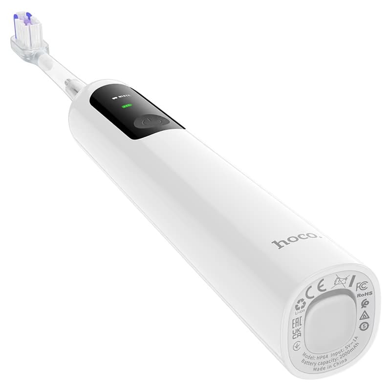 HOCO HP64 Acoustic Wave Rechargeable Electric Toothbrush With 3 Cleaning Modes & IPX7 view 3