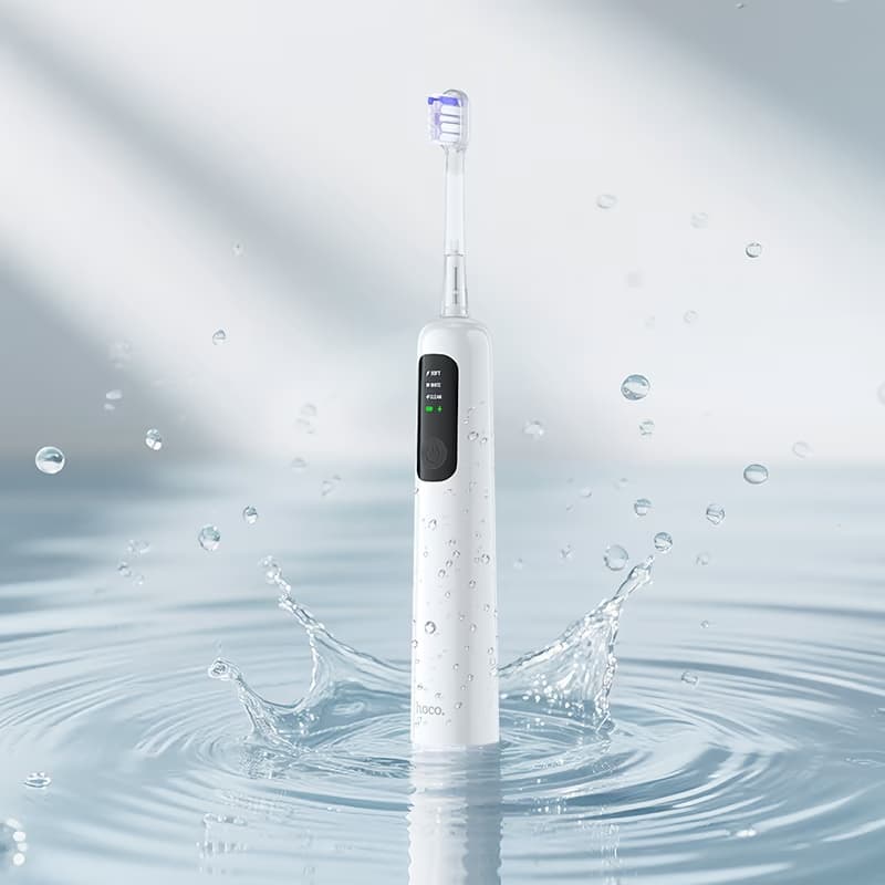 HOCO HP64 Acoustic Wave Rechargeable Electric Toothbrush With 3 Cleaning Modes & IPX7 view 6