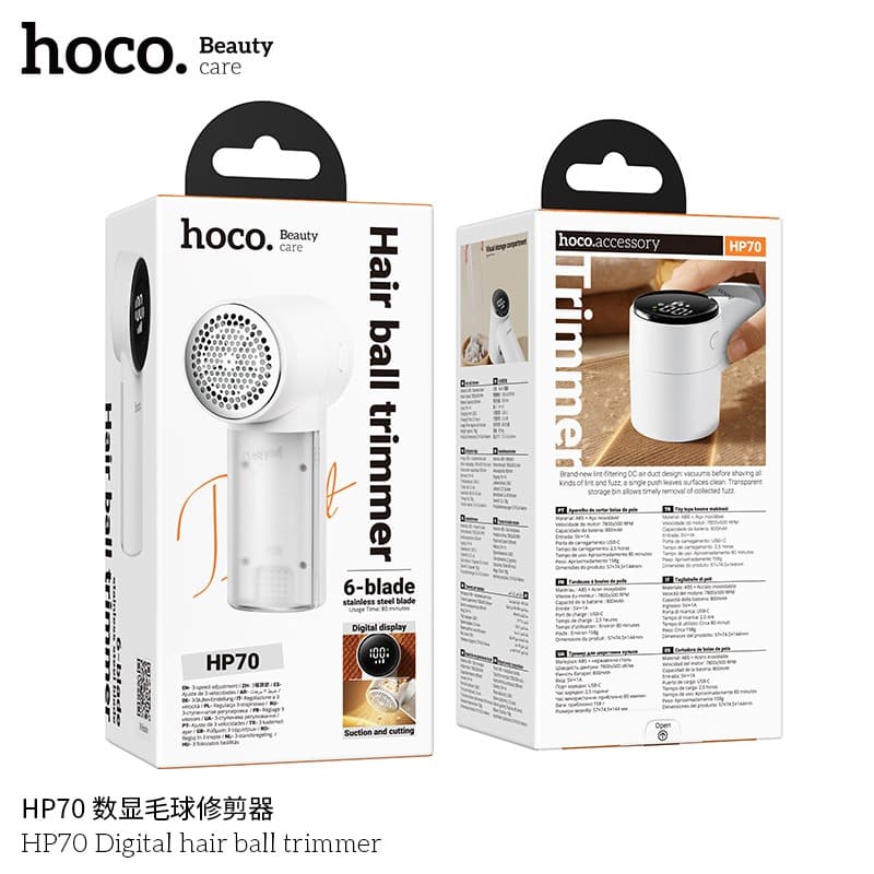 HOCO HP70 Digital Hair Clipper with LED Display & Rechargeable Battery view 5