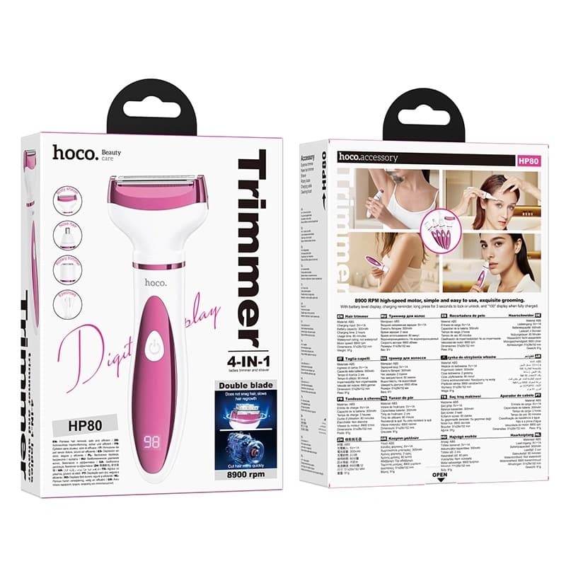 Hoco HP80 4 In 1 Women's Hair Trimmer And Shaver view 4