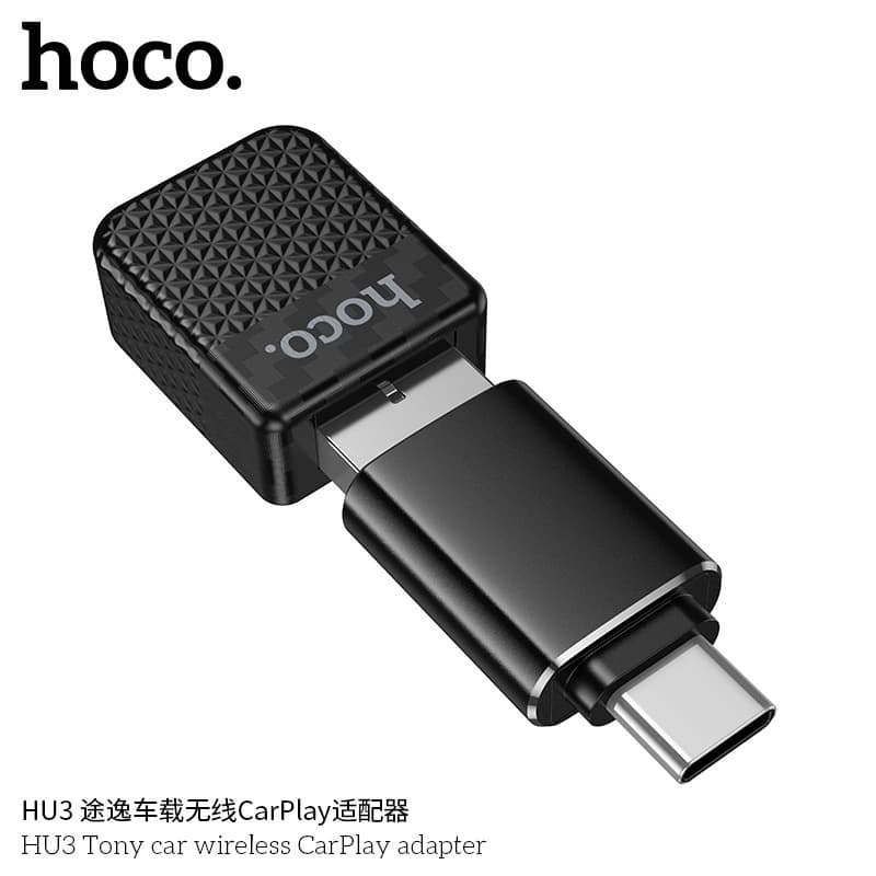 Hoco HU3 Wireless CarPlay Adapter – Wired To Wireless Conversion view 2