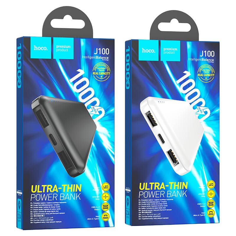 Hoco J100 10000mAh Powerbank view 4