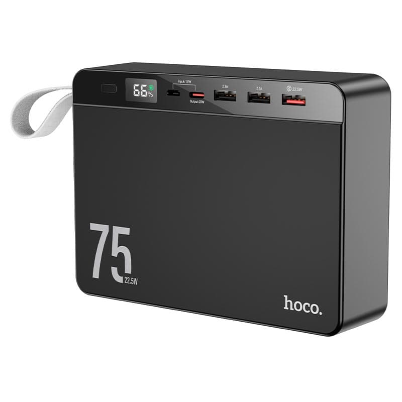 Hoco J94 22.5W 75000mAh Powerbank With LED Display view 1