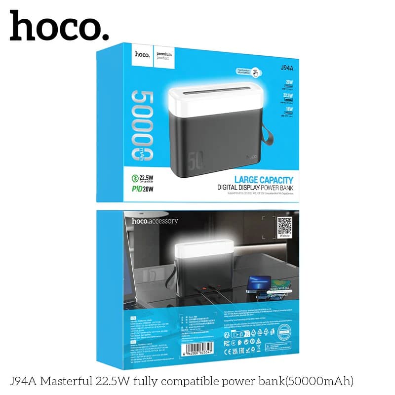 Hoco J94A 22.5W 50000mAh Powerbank view 4