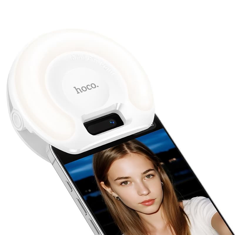Hoco K160 Olas Ultra-Slim Portable LED Fill Light for Smartphones & Laptops view 5