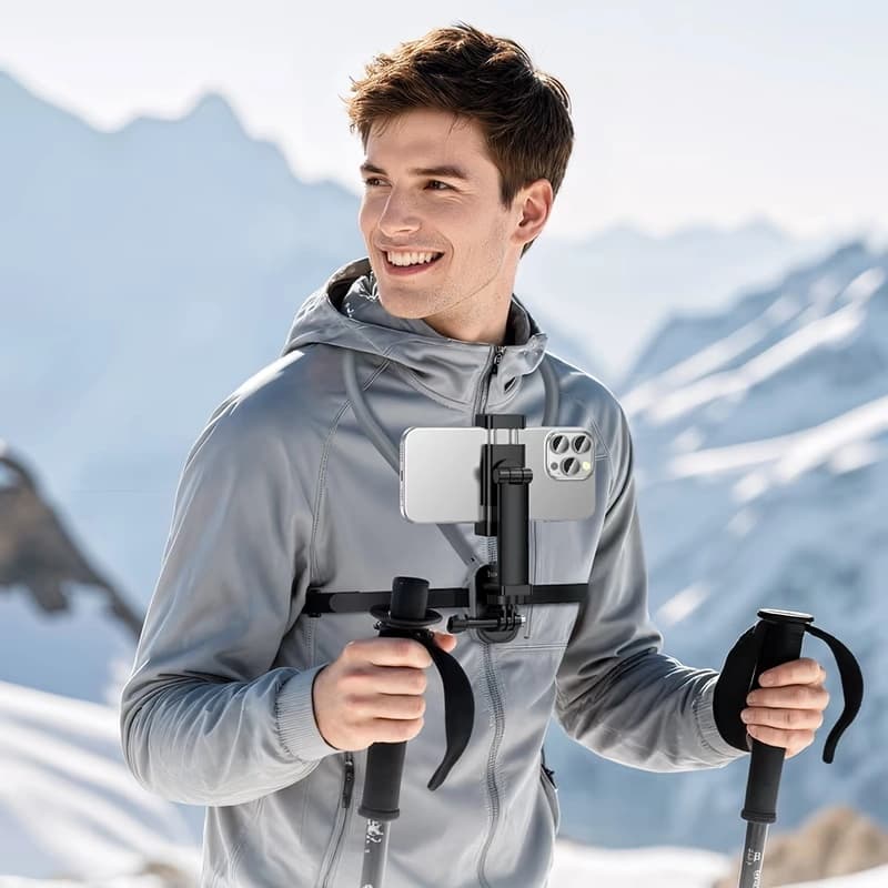 Hoco K30 Campo Hands-Free Neck-Hanging Mount & Chest Strap for Smartphones view 3