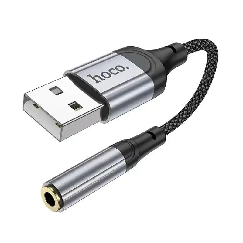 Hoco LS36 USB-A To AUX 3.5mm Converter External Soundcard view 1