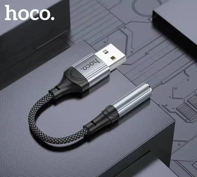 Hoco LS36 USB-A To AUX 3.5mm Converter External Soundcard view 2