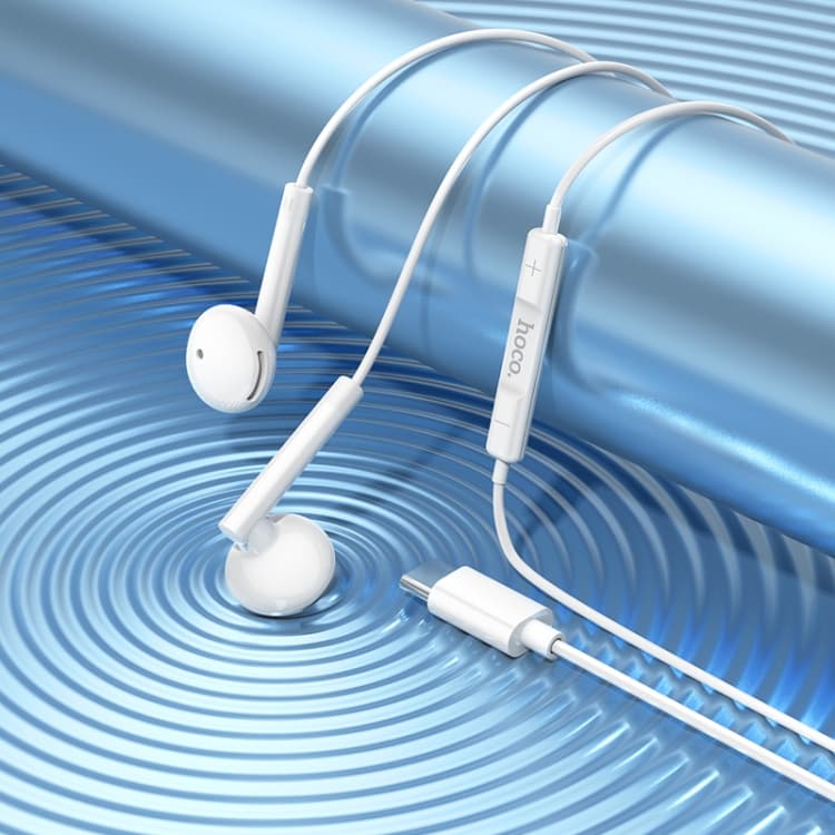 Hoco M95 Type-C Wire-controlled Earphones With Mic & Digital Chip view 2