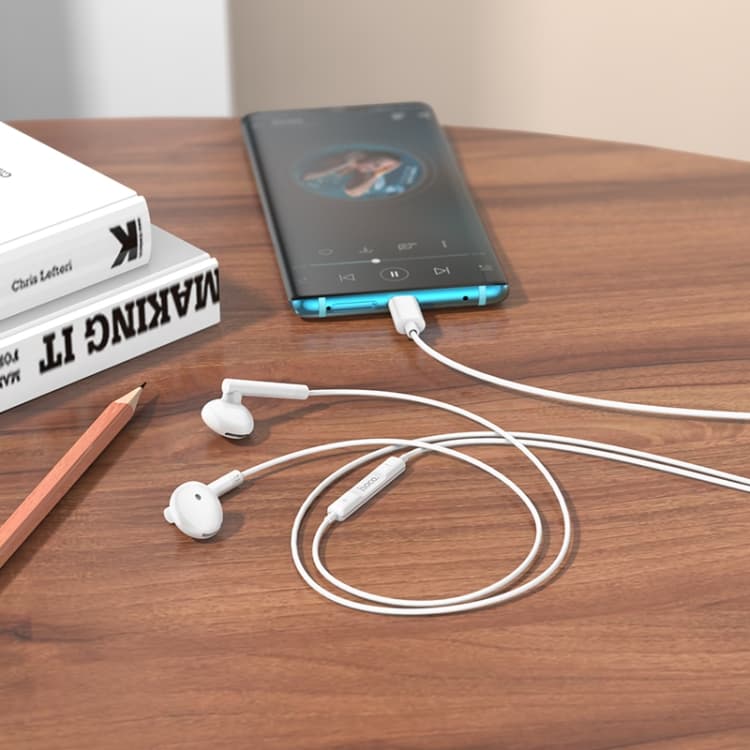Hoco M95 Type-C Wire-controlled Earphones With Mic & Digital Chip view 3