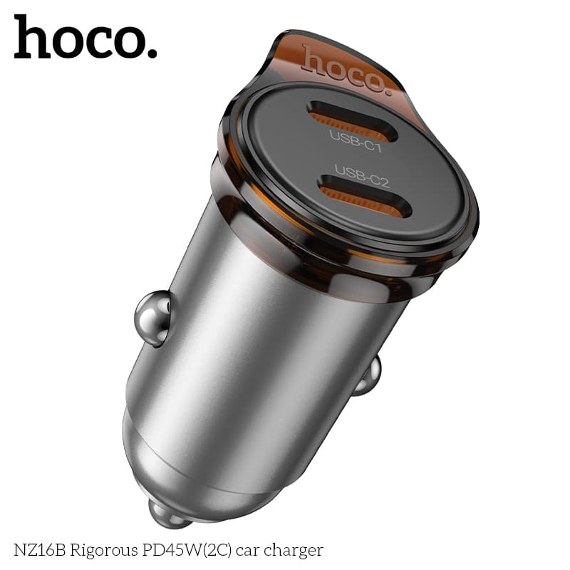 Hoco NZ16B PD 45W (2C) Car Charger view 1