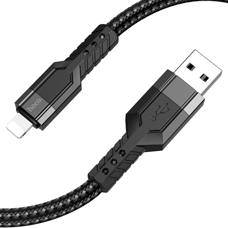 Hoco U110 USB To Lightning Charging Data Sync Data Cable view 1