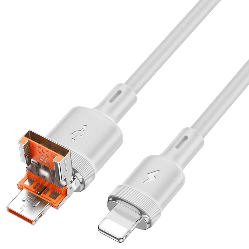 Hoco U131 PD 27W USB / Type-C To Lightning Cable view 1