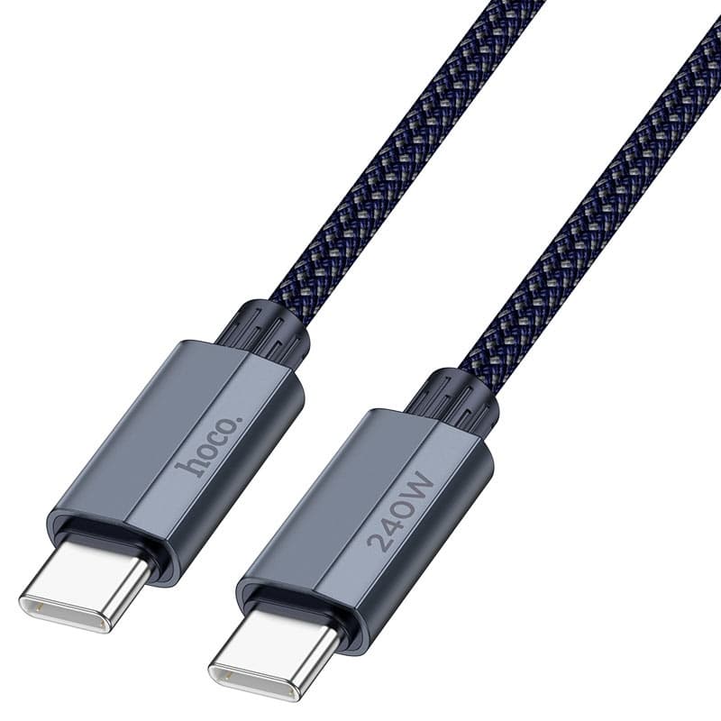 Hoco U134 1.8 Meter Type-C To Type-C PD 240W Fast Charging Data Cable view 2