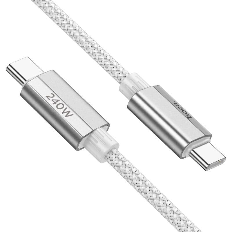 Hoco U134 1.8 Meter Type-C To Type-C PD 240W Fast Charging Data Cable view 1